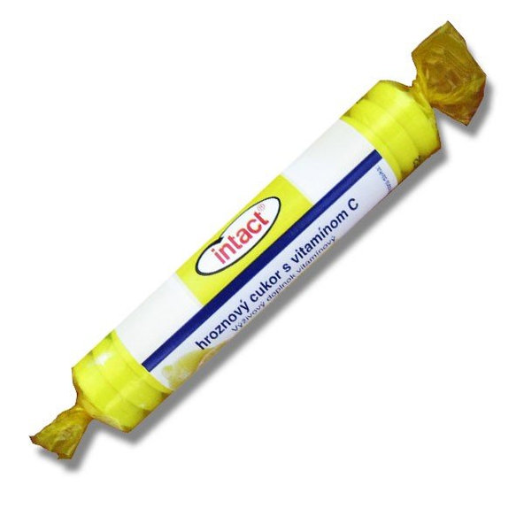 Intact rolky hroznový cukr citron 40 g