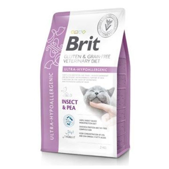 Brit Veterinary Diets GF granule pro kočky Ultra-hypoallergenic 2 kg