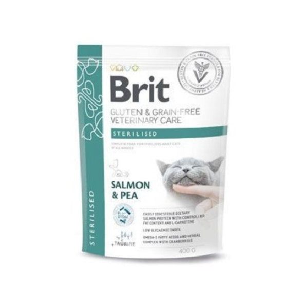 Brit Veterinary Diets GF granule pro kočky Sterilised 400 g