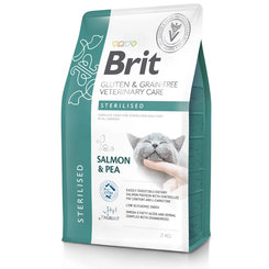 Brit Veterinary Diets GF granule pro kočky Sterilised 2 kg