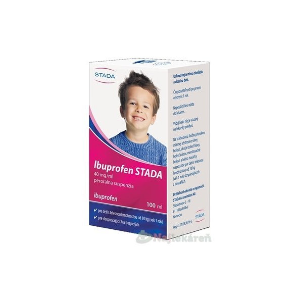 Ibuprofen STADA 40 mg/ml perorální suspenze 100 ml