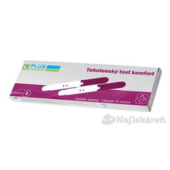 Plus Lekáreň Těhotenský test Komfort tyčinkový 2 ks