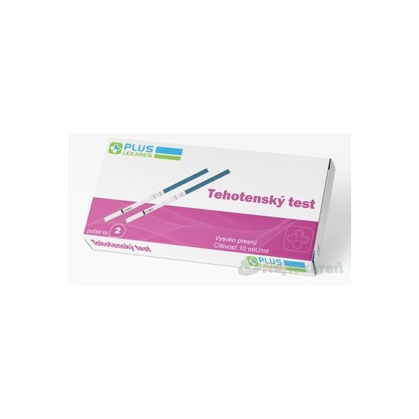 Plus Lekáreň Těhotenský test proužkový 2 ks
