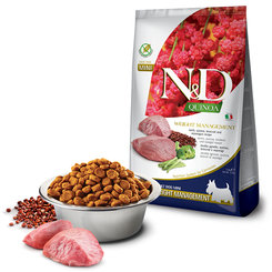 Farmina N&D Dog Quinoa GF adult medium maxi jehněčí brokolice 7 kg