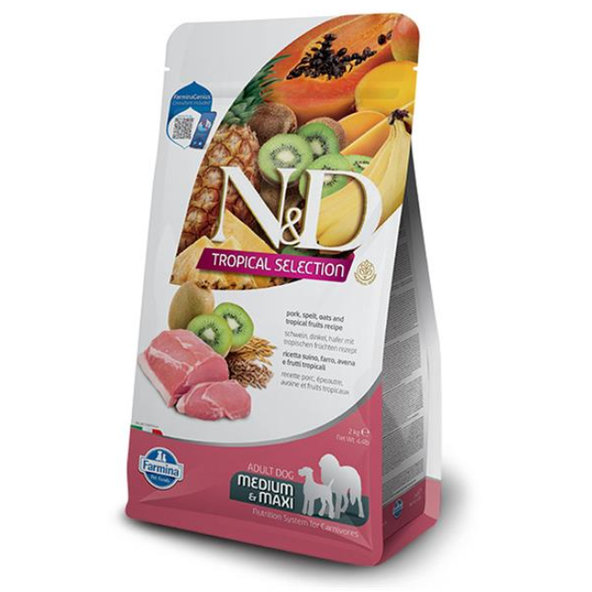 Farmina N&D Dog Tropical Selection AG adult medium maxi vepřové 2 kg