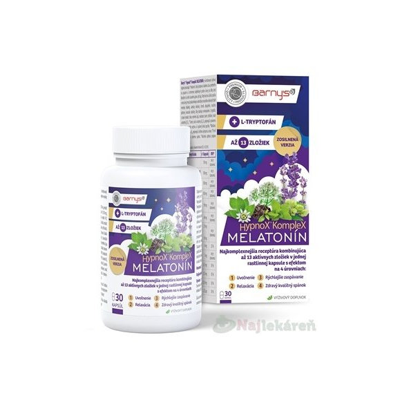 Barny's HypnoX KompleX melatonin 30 kapslí