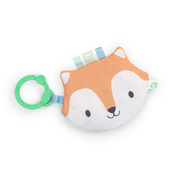 Ingenuity plyšová hračka na C kroužku liška Kitt Crinklet™ 0 m+