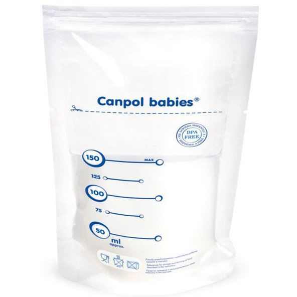 Canpol Babies sáčky na skladování mléka 150 ml 20 ks