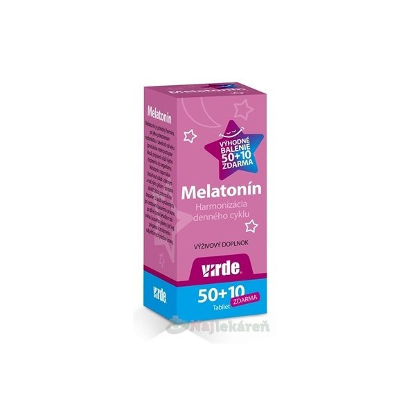Virde Melatonin 1 mg 50+10 tablet