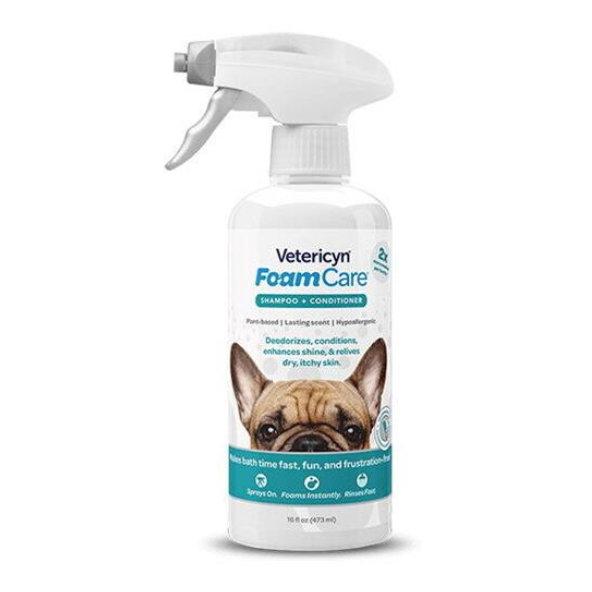 Vetericyn FoamCare šampon s kondicionérem na všechny typy srsti 473 ml