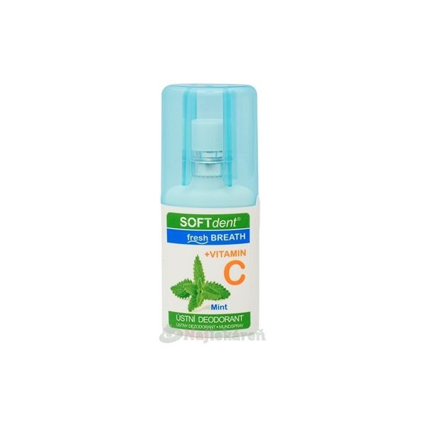 SOFTdent Fresh Breath vitamin C ústní deodorant Mint 20 ml