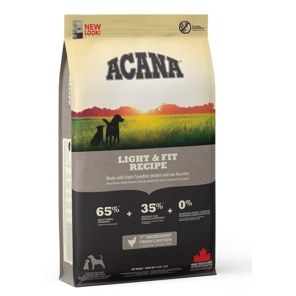 ACANA Heritage granule pro dospělé psy Light & Fit 11,4 kg