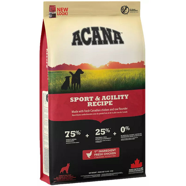 ACANA Heritage granule pro psy Sport Recipe 17 kg