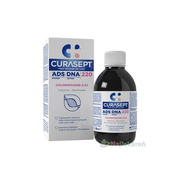 Curasept ADS 220 DNA ústní voda 0,2 % 200 ml