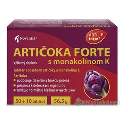 Noventis Artičoka Forte s monakolinem K 60 tablet