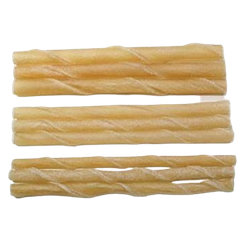 Salač Přírodní žvýkací točená tyč pro psy 7–8 mm 12,5 cm 50 ks
