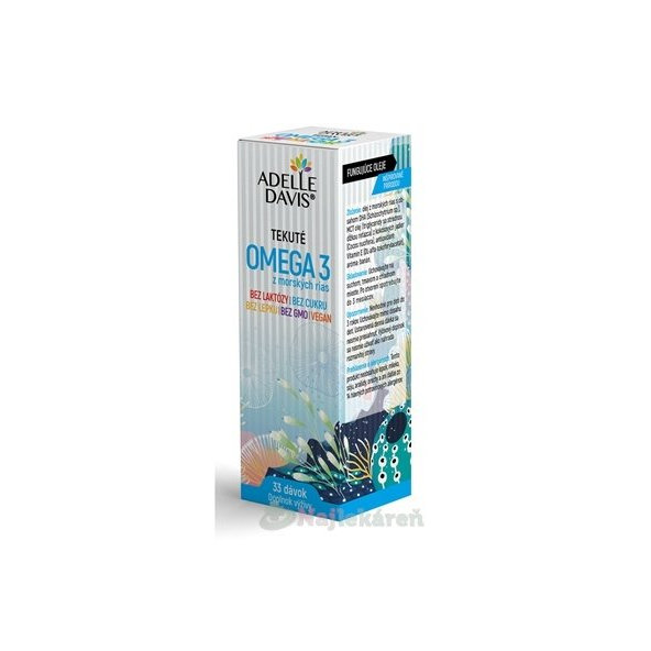 ADELLE DAVIS Omega 3 z mořských řas 50 ml
