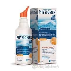PHYSIOMER Nosní sprej hypertonický s obsahem mořské vody 135 ml