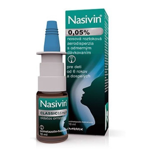 Nasivin sprej 0,05 % proti rýmě 10 ml