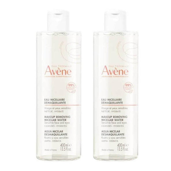 AVENE odličovací micelární voda Duo 2x400 ml