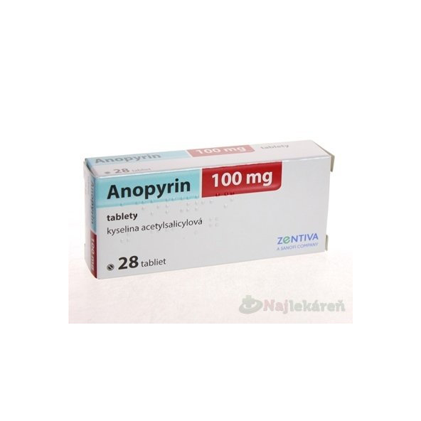 Anopyrin 100 mg 28 tablet