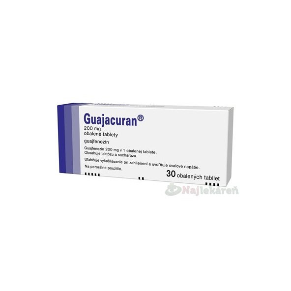 Guajacuran 200 mg 30 tablet