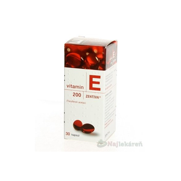 Zentiva Vitamín E 200 mg 30 kapslí