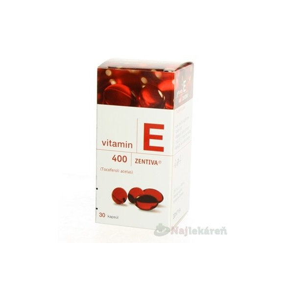 Zentiva Vitamín E 400 mg 30 kapslí