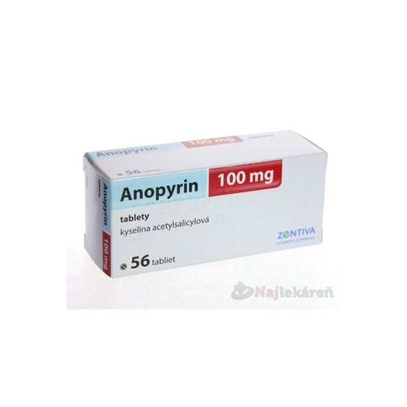 Anopyrin 100 mg 56 tablet