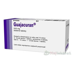 Guajacuran 200 mg 50 tablet