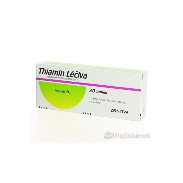 Zentiva Thiamin Léčiva 20 tablet
