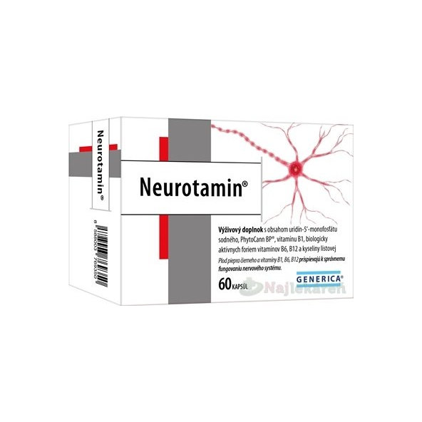 Generica Neurotamin 60 kapslí