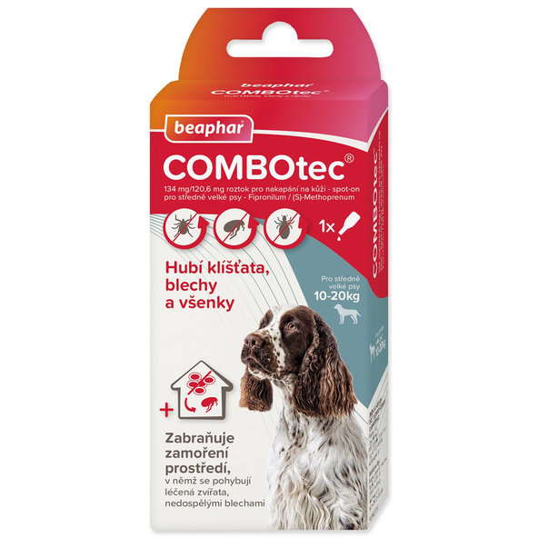 Beaphar Combotec Spot-On pipeta pro psy M 10–20 kg