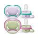 Philips AVENT dudlík Ultra Air 0–6 m dívčí fialový 2 ks