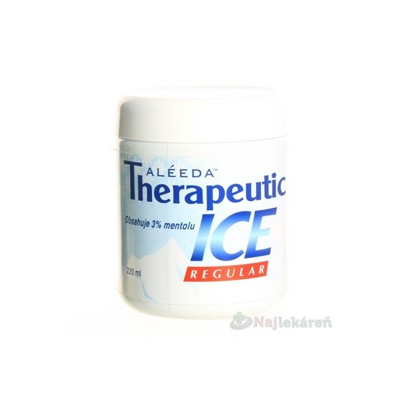 ALÉEDA Therapeutic ICE REGULAR masážní gel 220 ml