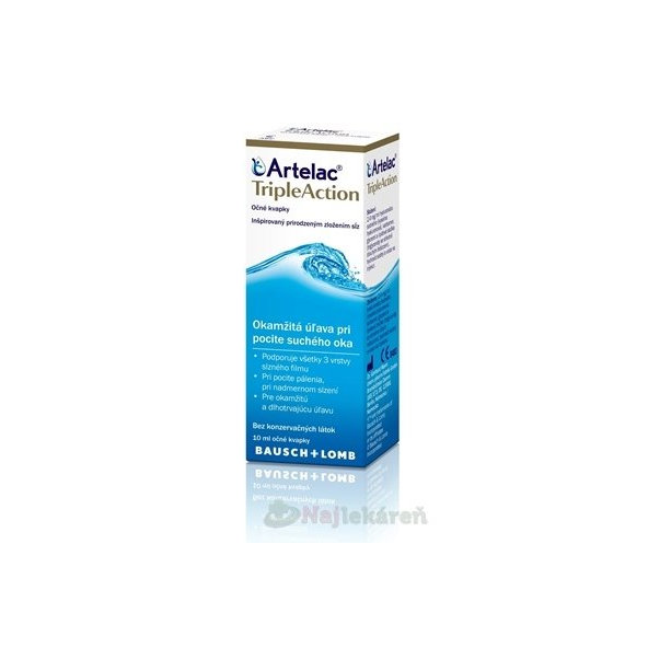 Artelac TripleAction oční kapky 10 ml