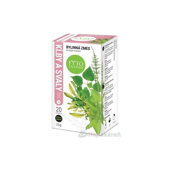 FYTO klouby a svaly bylinný čaj 20x1,25 g