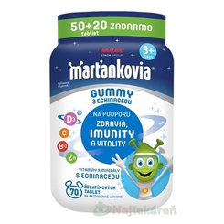 Marťánci GUMMIES + Echinacea 50+20 želatinových tablet