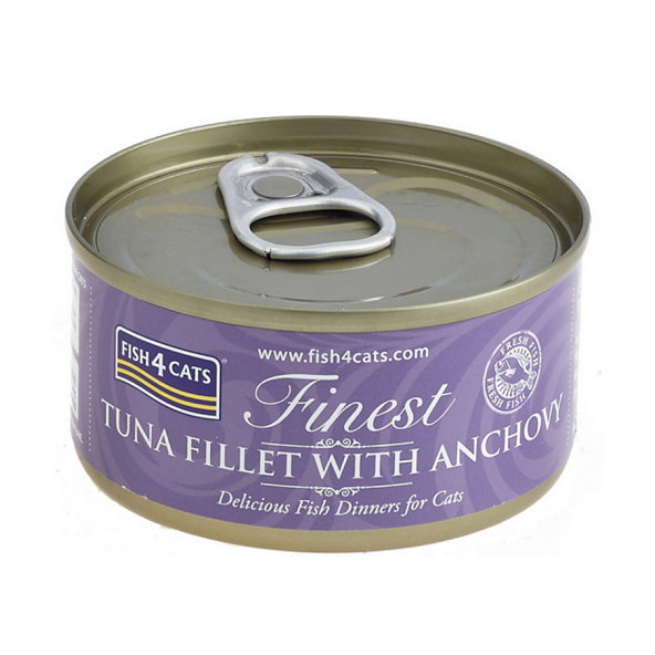 FISH4CATS Finest konzerva pro kočky tuňák s ančovičkami 70 g