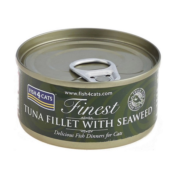 FISH4CATS Finest konzerva pro kočky tuňák s mořskými řasami 70 g