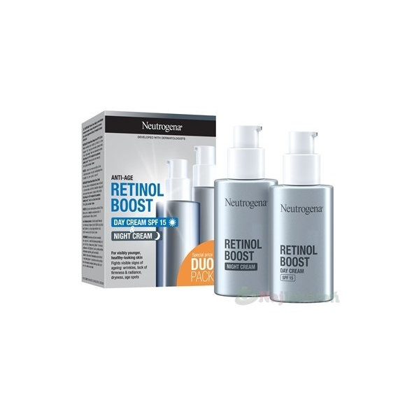 Neutrogena Retinol Boost Duo Pack denní a noční krém 50ml