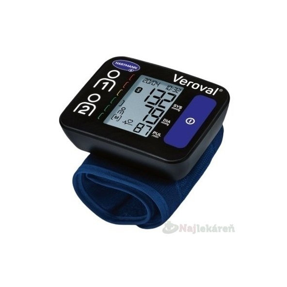 Veroval Compact + connect zápěstní tlakoměr s manžetou BPW 26