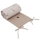 EKO Chránič do postýlky Velvet Bees Beige 180 x 35 cm