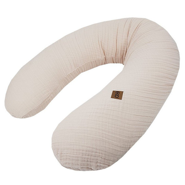 EKO Polštář na kojení mušelínový Beige 180 cm