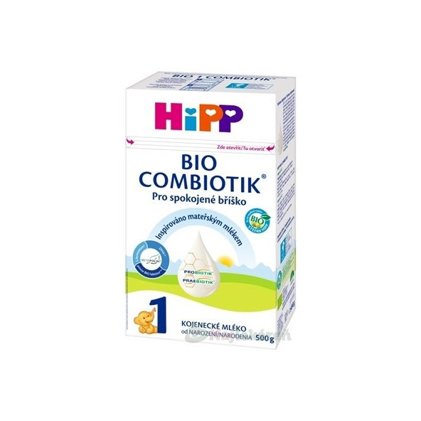 HiPP 1 BIO Combiotik počáteční kojenecká výživa od narození 500 g