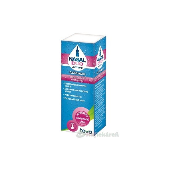 Nasal Duo Active 0,5/50 mg/ml na rýmu 10 ml