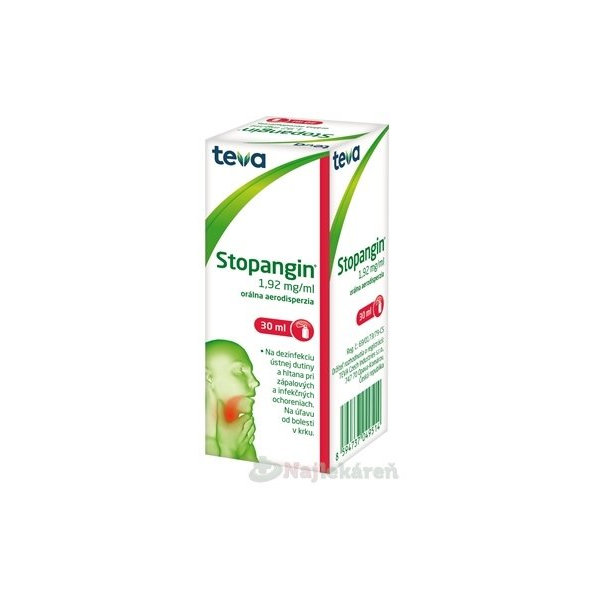 STOPANGIN ústní sprej na bolest v krku 30 ml