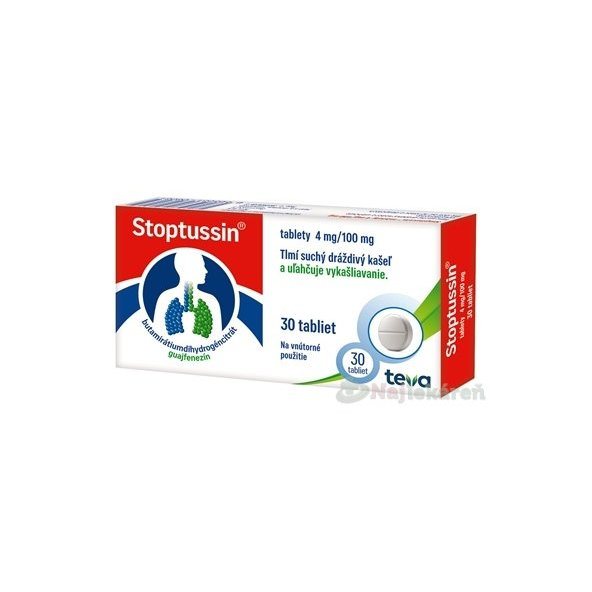 STOPTUSSIN tablety proti kašli 30 tablet