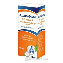 Ambrobene 7,5 mg/ml perorální inhalační roztok 100 ml