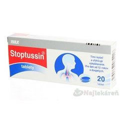 STOPTUSSIN tablety proti kašli 20 tablet